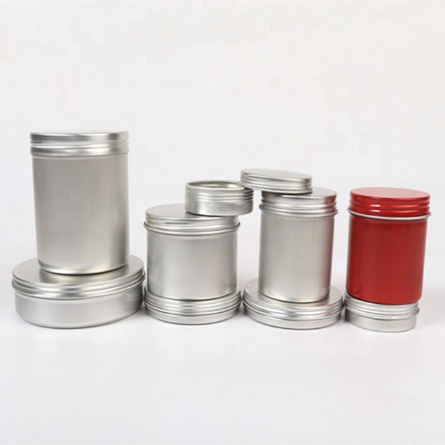 Aluminum metal spice tin