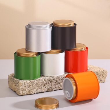 Colorful airtight tea coffee tin supplier