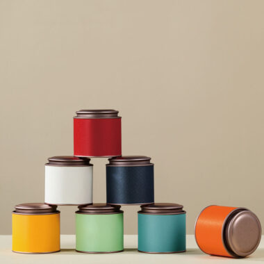 Colorful airtight tea coffee tin supplier