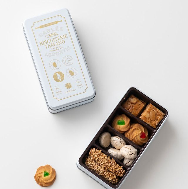 Custom cookie and chocolate tin packaging