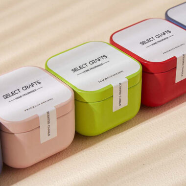 Wholesale personalized candle tin box