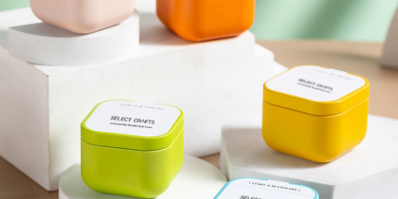 Wholesale personalized candle tin box