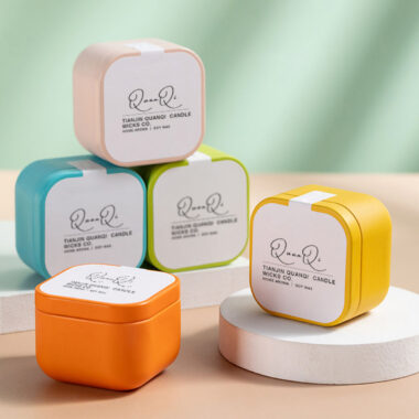 Wholesale personalized candle tin box