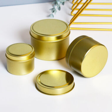 Luxury empty candle tin box manufacturer