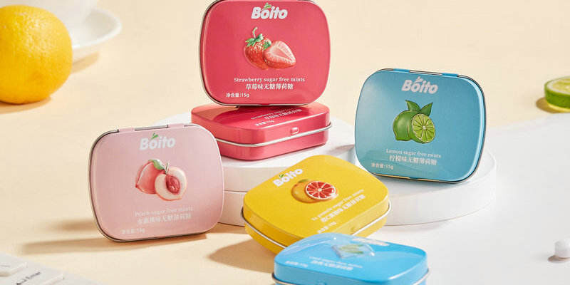 Wholesale custom mint tin box packaging