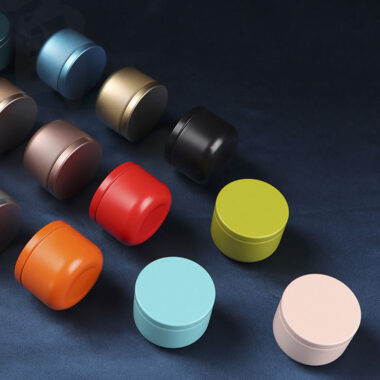 Colorful candle tin box manufacturer