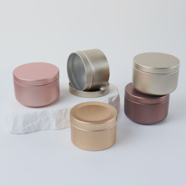 Colorful candle tin box manufacturer