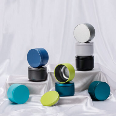 Colorful candle tin box manufacturer