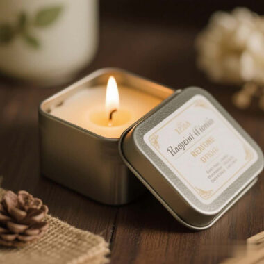 Bulk empty candle packaging tin box