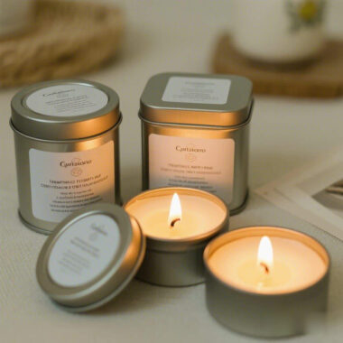 Bulk empty candle packaging tin box