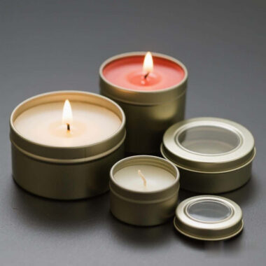 Bulk empty candle packaging tin box
