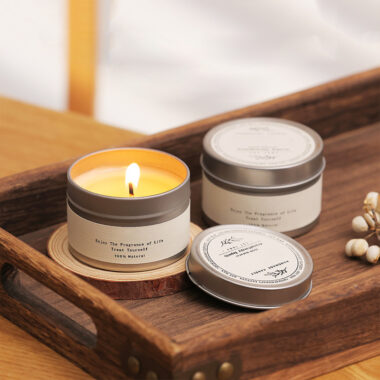 Bulk empty candle packaging tin box