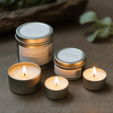 Bulk empty candle packaging tin box