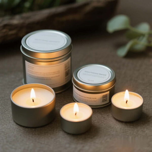 Bulk empty candle packaging tin box