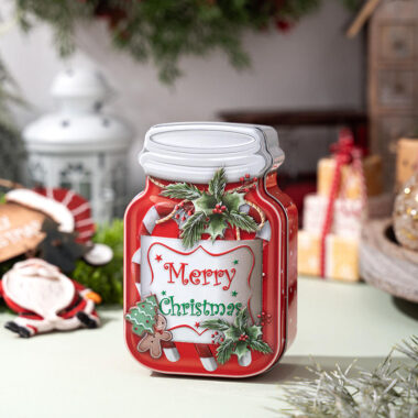 Christmas party candy tin box supplier