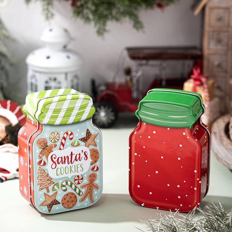 Christmas party candy tin box supplier
