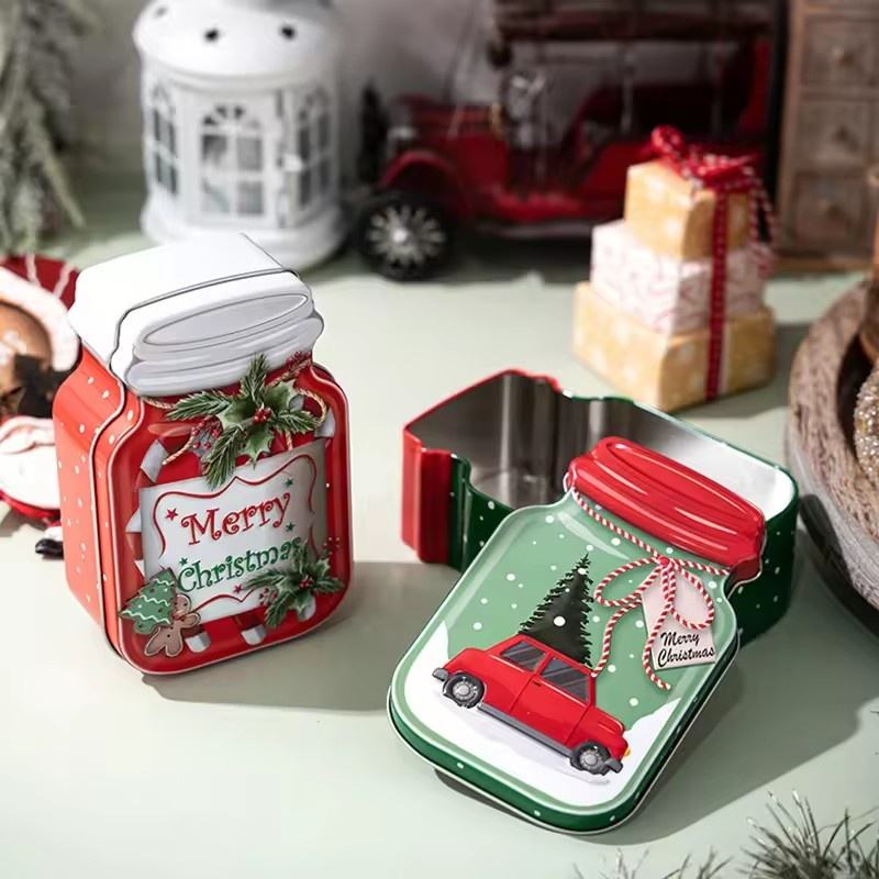 Christmas party candy tin box supplier