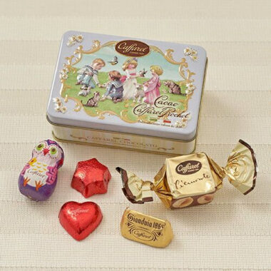 Bulk custom printed chocolate cookie tin box