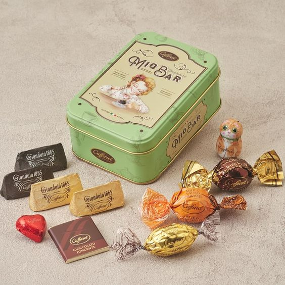 Bulk custom printed chocolate cookie tin box