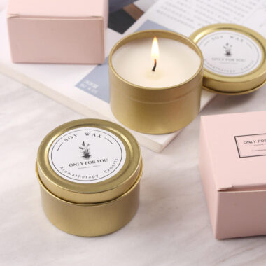 Decorative candle tin box manufacturer