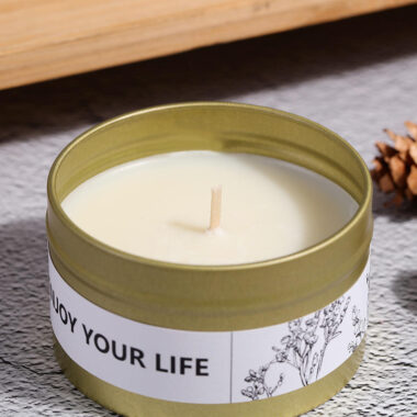 Decorative candle tin box manufacturer