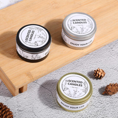 Decorative candle tin box manufacturer