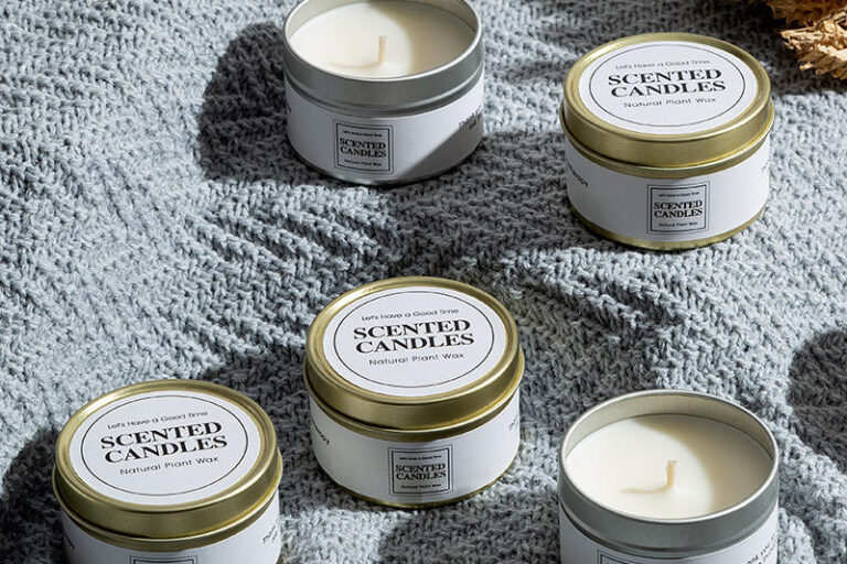 Decorative candle tin box manufacturer