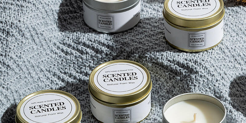 Decorative candle tin box manufacturer