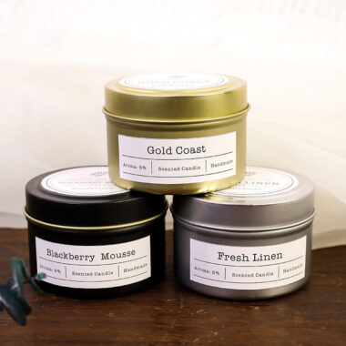 Decorative candle tin box manufacturer