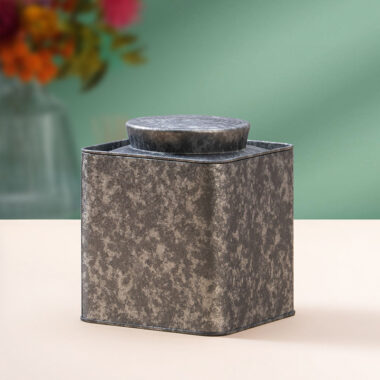 Custom logo coffee tea tin box packaging