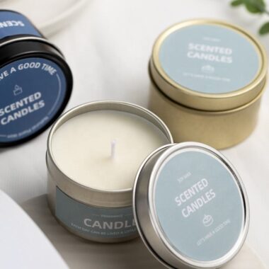 Soy wax scented candle tin box manufacturer