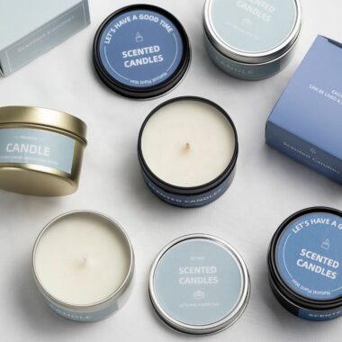 Soy wax scented candle tin box manufacturer