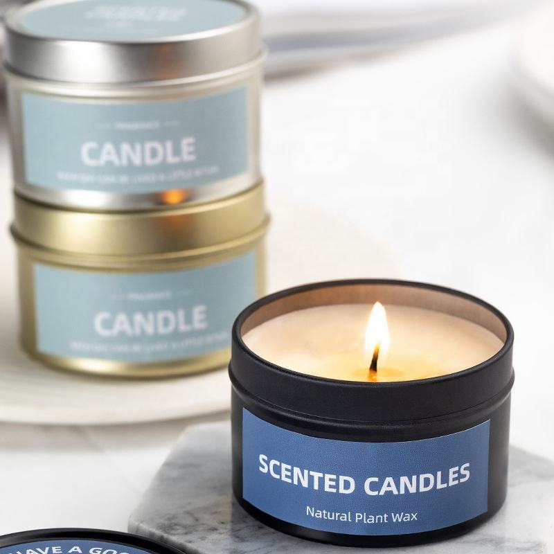 Soy wax scented candle tin box manufacturer