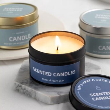 Soy wax scented candle tin box manufacturer