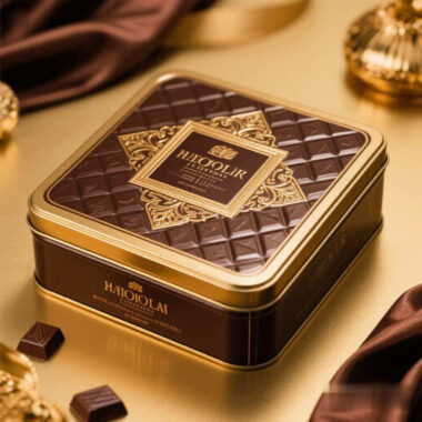Luxury chocolate candy cookie tin manufacturer