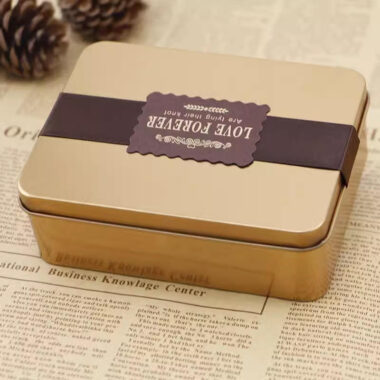 Luxury chocolate candy cookie tin manufacturer