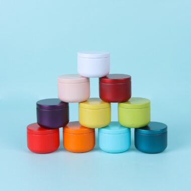 Custom cosmetic coffee tea tin box