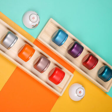 Custom cosmetic coffee tea tin box