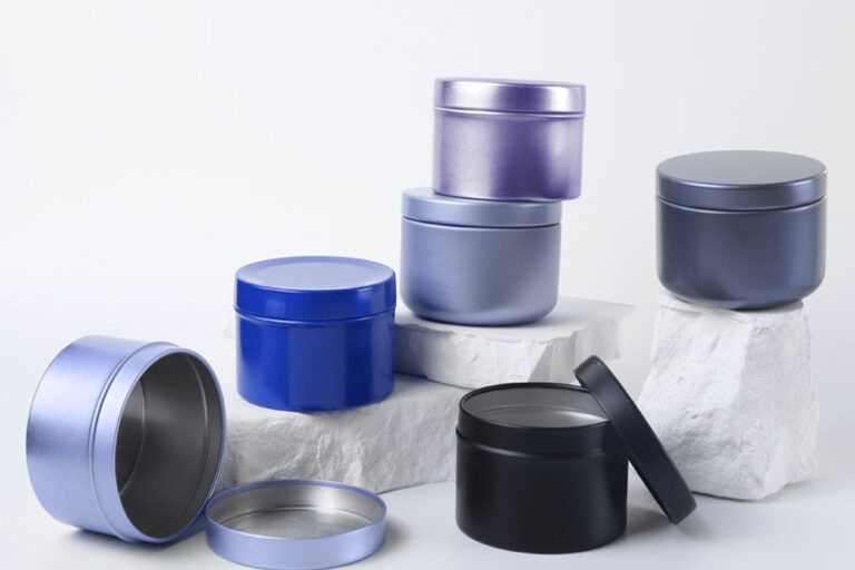 Custom cosmetic coffee tea tin box