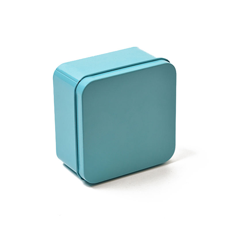 Custom square candy tin box packaging