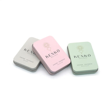 Custom hinged candy tin box packaging