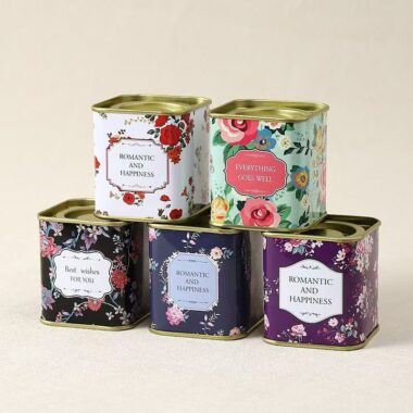 Creative Sealed Food Grade Tea Coffee Tin Box