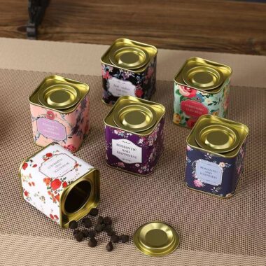 Creative Sealed Food Grade Tea Coffee Tin Box