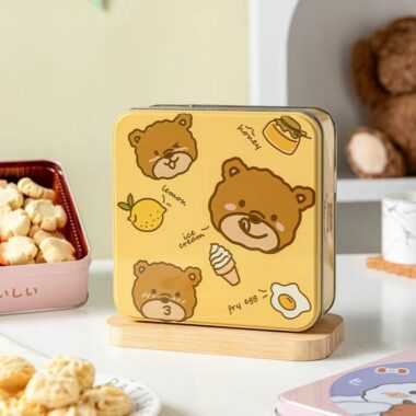 Creative Cartoon Candy Cookie Storage Tin Box