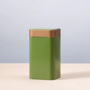 Colorful Food Grade Tea Tin Box for Loose Leaf Tea