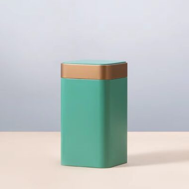 Colorful Food Grade Tea Tin Box for Loose Leaf Tea