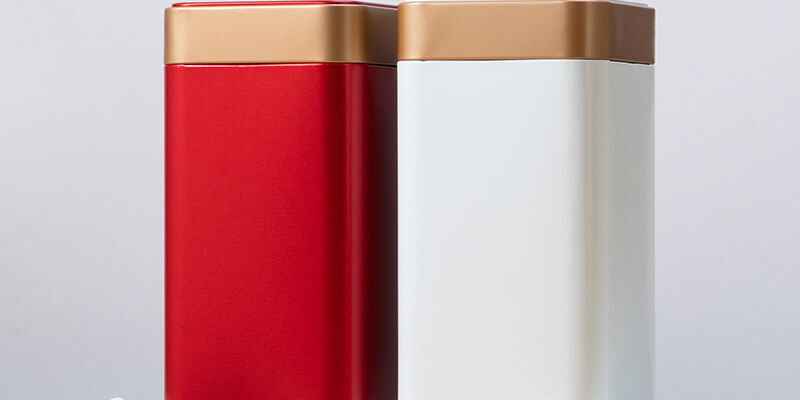 Colorful Food Grade Tea Tin Box for Loose Leaf Tea