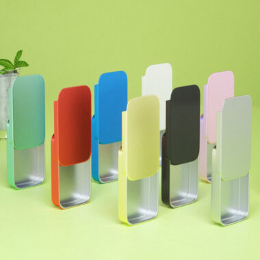 Multicolor Rectangle Mint Candy Tin Box for Sweets