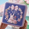 Embossed Cartoon Square Chocolate Candy Gift Tin Box
