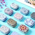 New Flip-Top Portable Small Tea Candy Tin Box